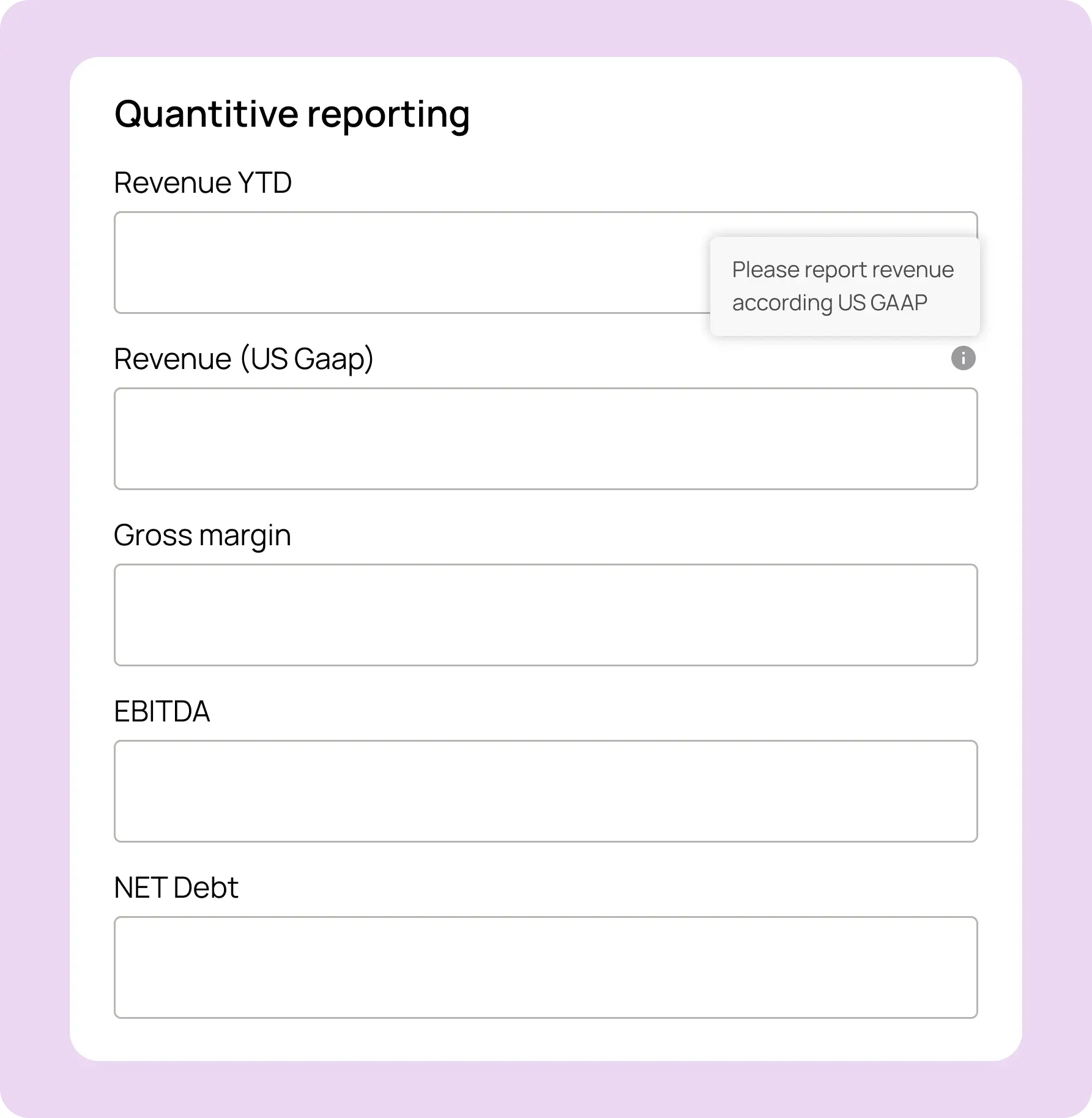 customize investment reports templates